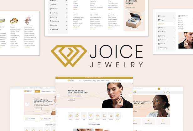 Joice Jewelry WordPress Store Theme - 1