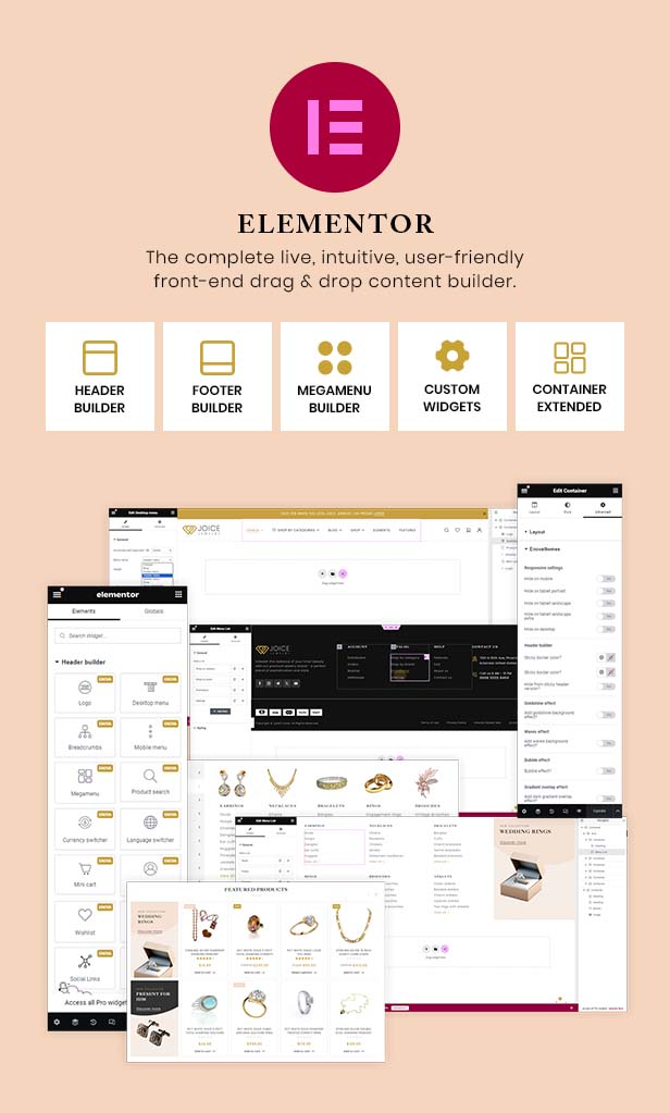 Joice Jewelry WordPress Store Theme - 2