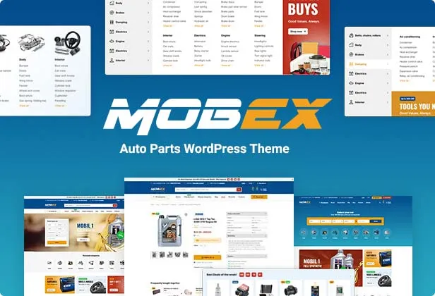 Mobex - Auto Parts WordPress Theme - 1