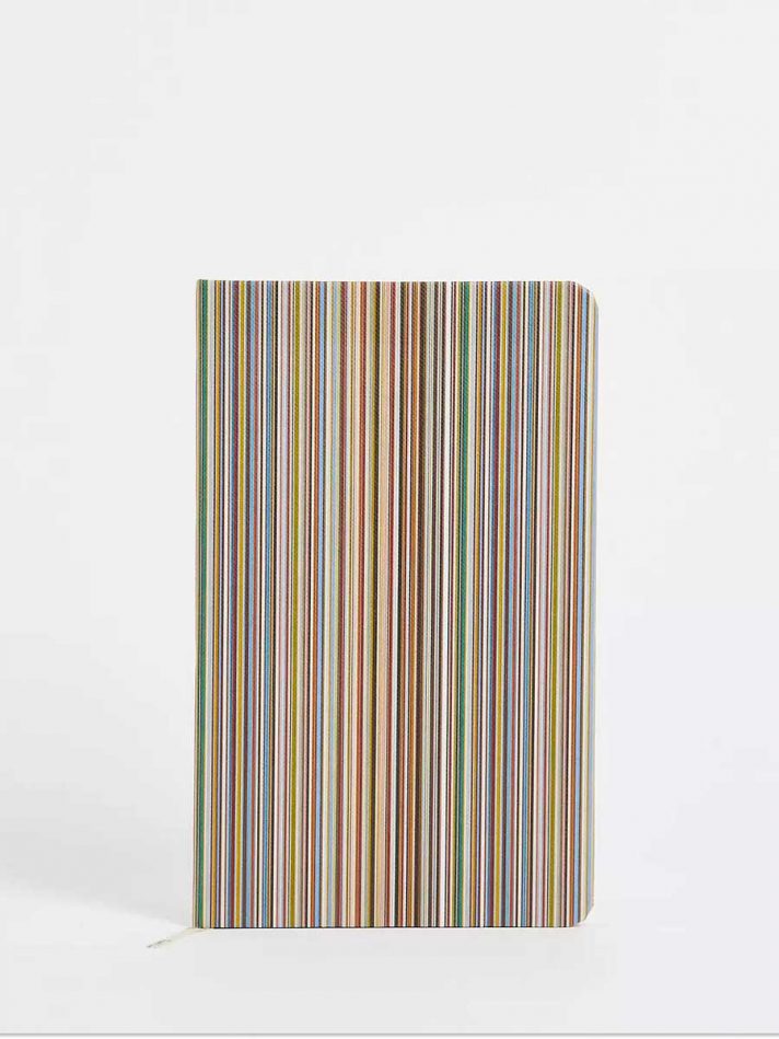 Classic stripe notebook in multi