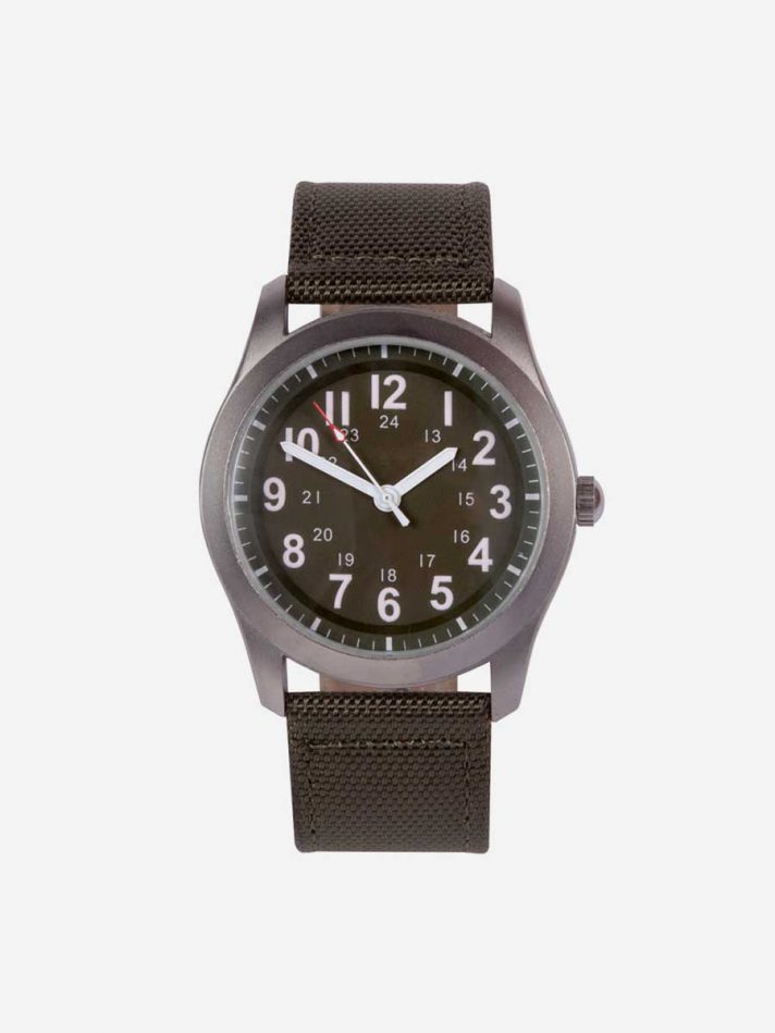 Shock unisex silicone watch in gold and black