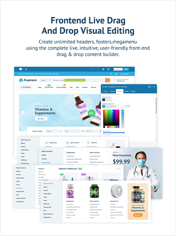 Propharm - Pharmacy & Medical WordPress WooCommerce Theme - 6